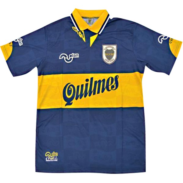 Camiseta Boca Juniors Olan Replica Primera Ropa Retro 95 96 Azul